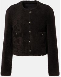 Dorothee Schumacher - Soft Touch Cropped Reversible Leather Jacket - Lyst