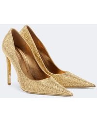 Gucci - Donna Embellished Leather Pumps - Lyst