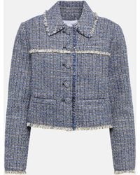 Proenza Schouler - White Label Cropped Tweed Jacket - Lyst