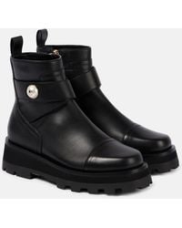 Jimmy Choo - Meena Leather Ankle Boots - Lyst