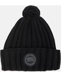 Canada Goose - Cashmere And Wool Pompom Beanie - Lyst