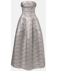 Jonathan Simkhai - Metallic-Effect Bustier Gown - Lyst