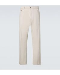 dunhill - Cotton Straight Pants - Lyst