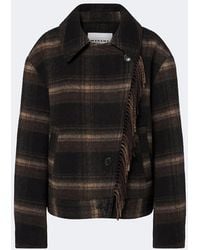 Isabel Marant - Galeane Plaid Wool-Blend Jacket - Lyst
