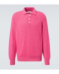 Umit Benan - Diana Cashmere Polo Sweater - Lyst