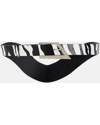 The Attico - Printed Leather Belt - Lyst