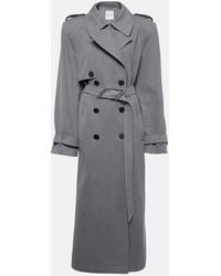 The Attico - Belted Cotton Canvas Trench Coat - Lyst