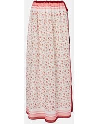 Dolce & Gabbana - Floral Cotton Beach Cover-Up - Lyst