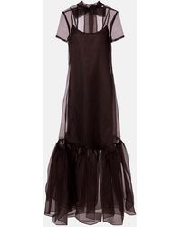 STAUD - Calluna Organza Maxi Dress - Lyst