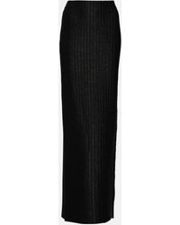 Tom Ford - Mid-rise Cotton-blend Maxi Skirt - Lyst