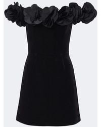 Rebecca Vallance - Charles Floral-Applique Bustier Dress - Lyst