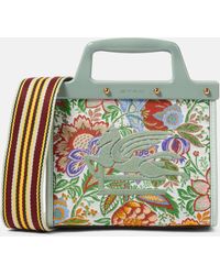 Etro - Love Trotter Small Embroidered Tote Bag - Lyst