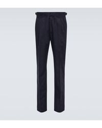 Loro Piana - Tailor Two Pince Wool-blend Pants - Lyst