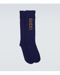 Blue Gucci Socks for Men | Lyst
