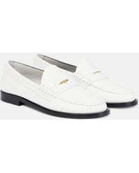 Burberry - Leather Penny Loafers - Lyst