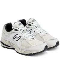 New Balance 2002r Leather Trainers - Natural