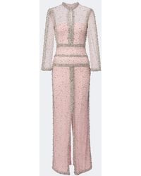 Costarellos - Belina Embellished Tulle Gown - Lyst