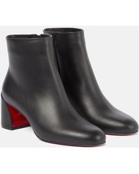 Christian Louboutin - Adoxa 70 Leather Heeled Boots - Lyst