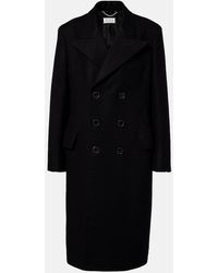 Maison Margiela - Double-Breasted Virgin Wool Coat - Lyst