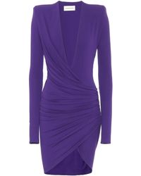 Alexandre Vauthier Exklusiv bei Mytheresa – Minikleid aus Jersey - Lila