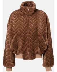Balenciaga - Short Faux Fur - Lyst
