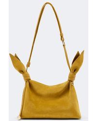 Loewe - Scarf Mini Suede Shoulder Bag - Lyst