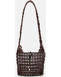 STAUD - Borsa A Tracolla Cornado Con Perline - Lyst