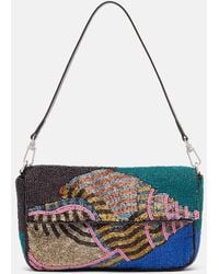 STAUD - Timmy Beaded Shoulder Bag - Lyst