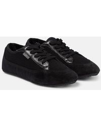 The Row - Owen City Leather-trimmed Sneakers - Lyst