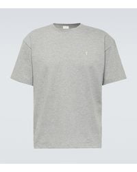 Saint Laurent - Camiseta Cassandre en pique de algodon - Lyst