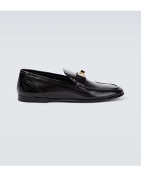 Dolce & Gabbana - Patent Leather Loafers - Lyst