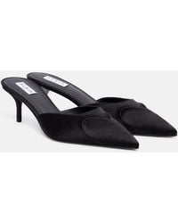 Alaïa - Le Cour 3D 55 Satin Mules - Lyst