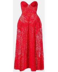 Magda Butrym - Crochet Cotton Corset Dress - Lyst