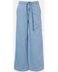 AG Jeans - Cali Wide-Leg Jeans - Lyst