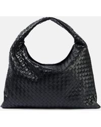 Bottega Veneta - Hop Intrecciato Large Leather Tote Bag - Lyst