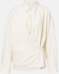 Lemaire - Camisa De Algodon Y Seda - Lyst