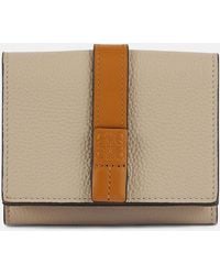 Loewe - Trifold Leather Wallet - Lyst