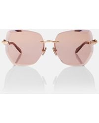 BVLGARI - Serpenti Viper Oversized Sunglasses - Lyst