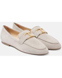 Tod's - Mocassins T Timeless En Daim - Lyst