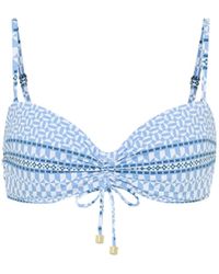 Slip bikini Corsica a righe di Heidi Klein in Blu Donna Abbigliamento da Abbigliamento da spiaggia da Bikini e costumi interi 