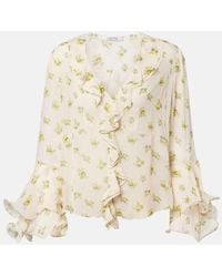 Dorothee Schumacher - Airy Daydream Floral Georgette Blouse - Lyst