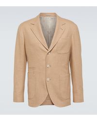 Brunello Cucinelli - Wool, Cashmere, And Silk Twill Blazer - Lyst