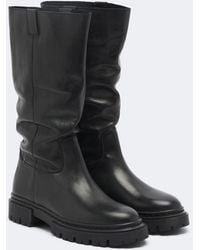 STAUD - Emmett Leather Mid-Calf Boots - Lyst