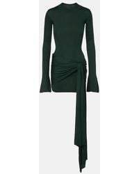 AYA MUSE - Silk-Blend Minidress - Lyst