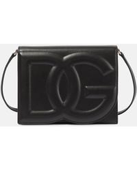 Dolce & Gabbana - Borsa A Tracolla Con Logo Goffrato - Lyst
