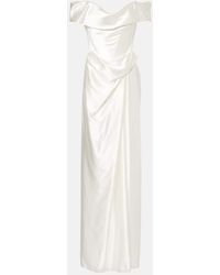 Vivienne Westwood - Bridal Mabel Silk Satin Bustier Gown - Lyst