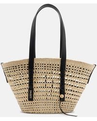 Loewe - Paula's Ibiza Tote Bag Braid Medium - Lyst