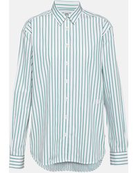 Totême - Signature Striped Cotton Poplin Shirt - Lyst