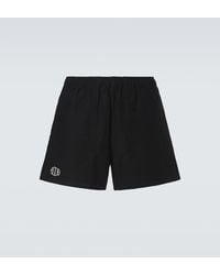 Bode - Logo Cotton Twill Bermuda Shorts - Lyst