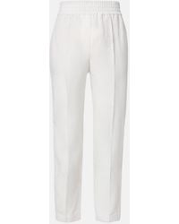 Brunello Cucinelli - Mid-Rise Straight Pants - Lyst